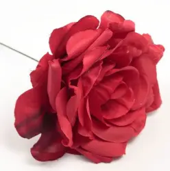 スペイン製 赤いフラメンコ花13cm | FlamencoExport